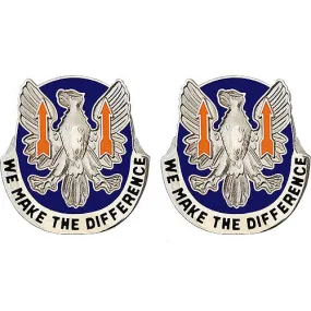 11th Aviation Command Unit Crest (We Make the Difference) - Sold in Pairs