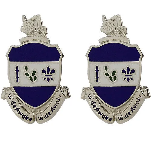 151st Infantry Regiment Unit Crest (Wide Awake Wide Awake) - Sold in Pairs