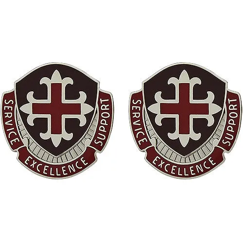 172nd Medical Battalion Unit Crest (Service Excellence Support) - Sold in Pairs