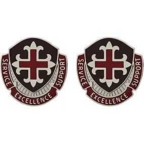 172nd Medical Battalion Unit Crest (Service Excellence Support) - Sold in Pairs