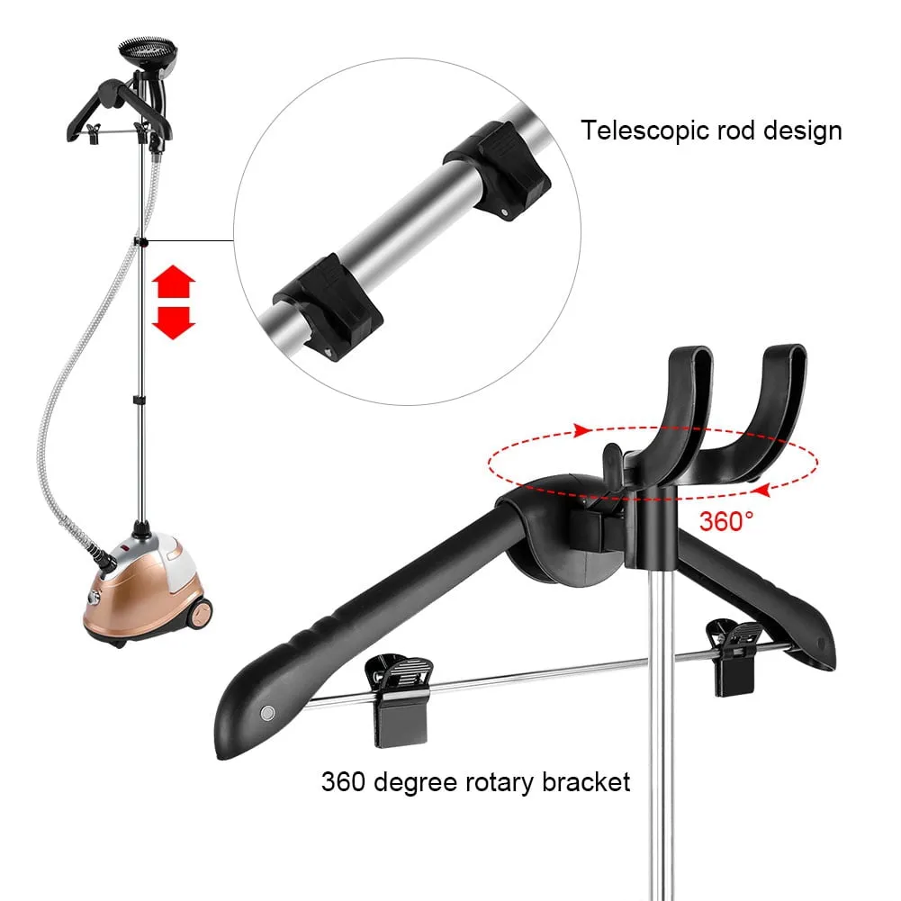 1800W Professional Commercial Home Garment Steamer Clothes Steam Iron Wrinkle Remove (EU Plug)