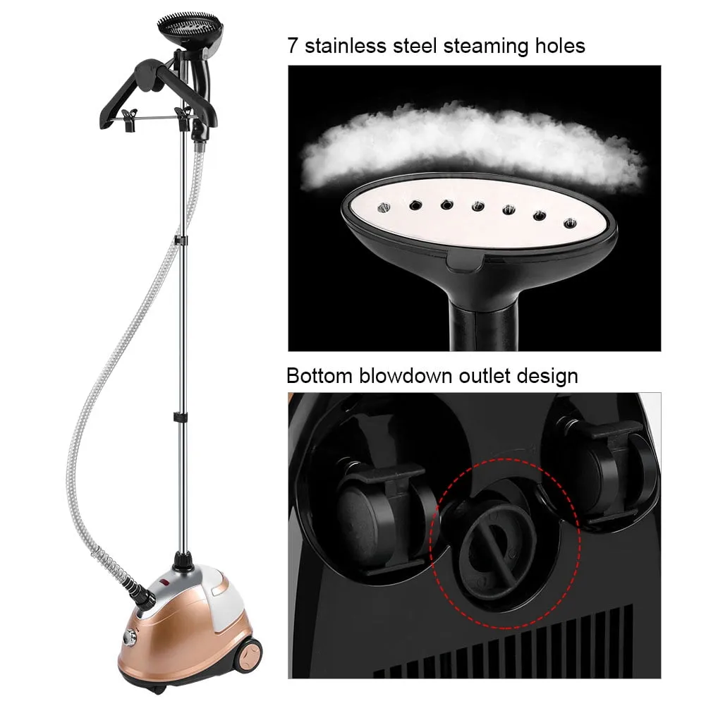 1800W Professional Commercial Home Garment Steamer Clothes Steam Iron Wrinkle Remove (EU Plug)