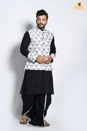 Abhimanyu  - Dheu Designer Dhoti(Optional)Kurta Set