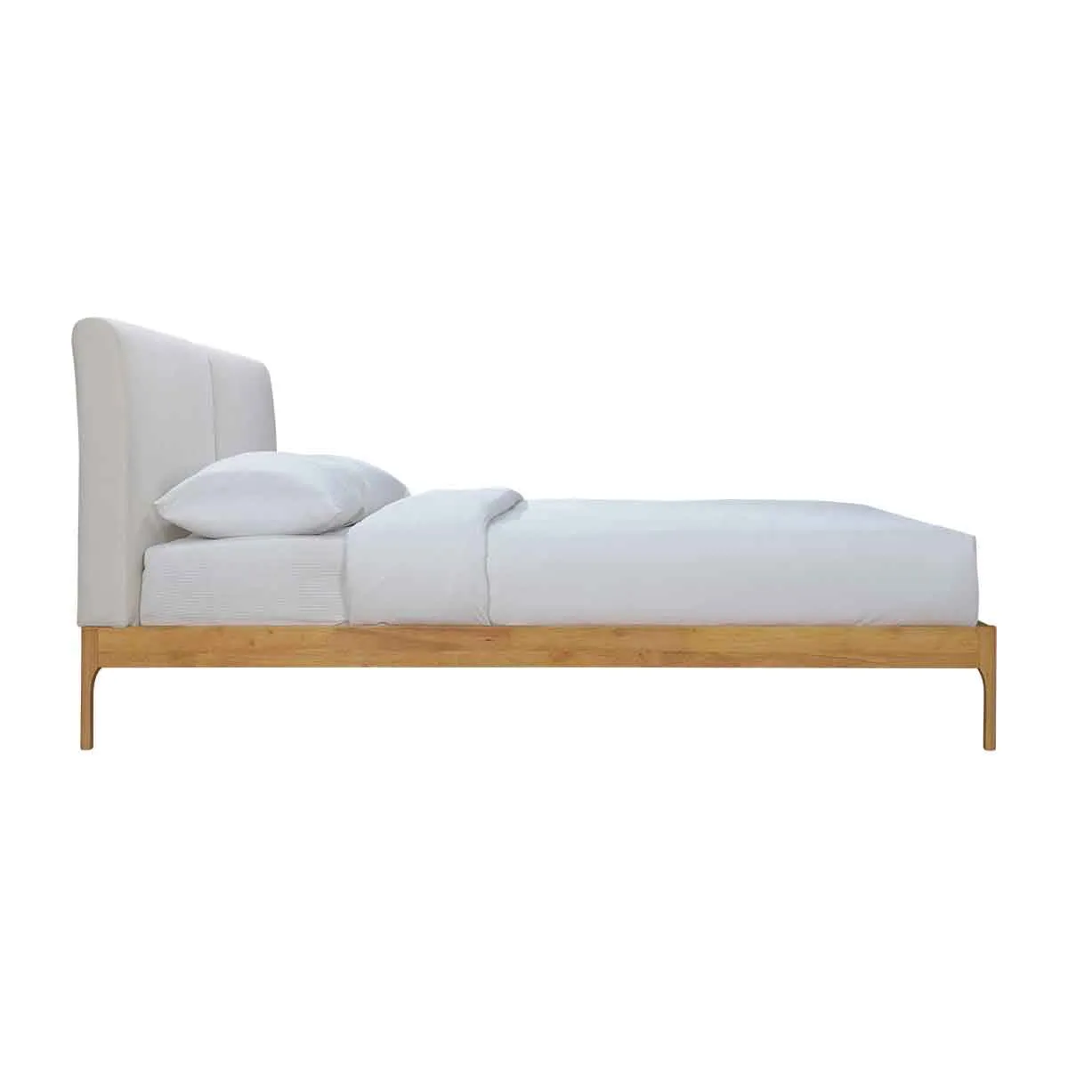 Austen Double Bed (Oak, Cream)
