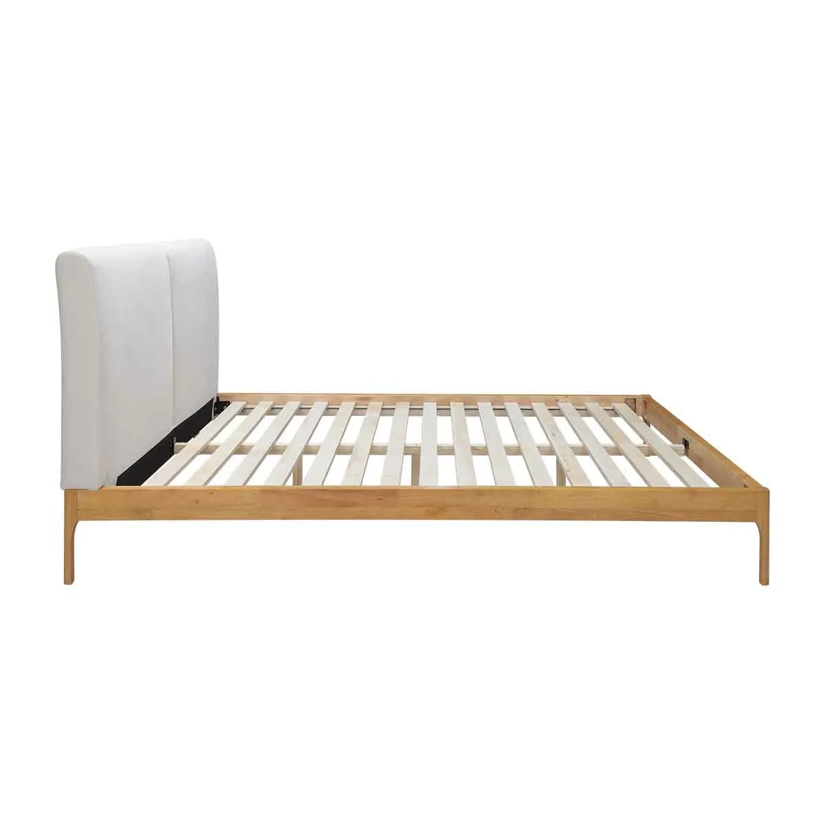 Austen Double Bed (Oak, Cream)