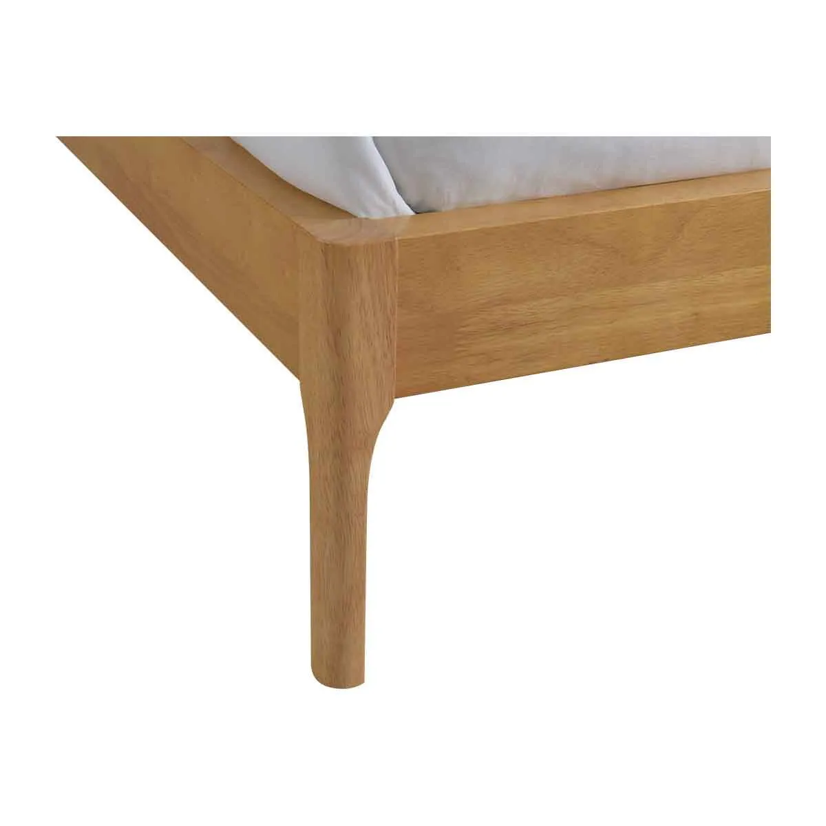 Austen Double Bed (Oak, Cream)