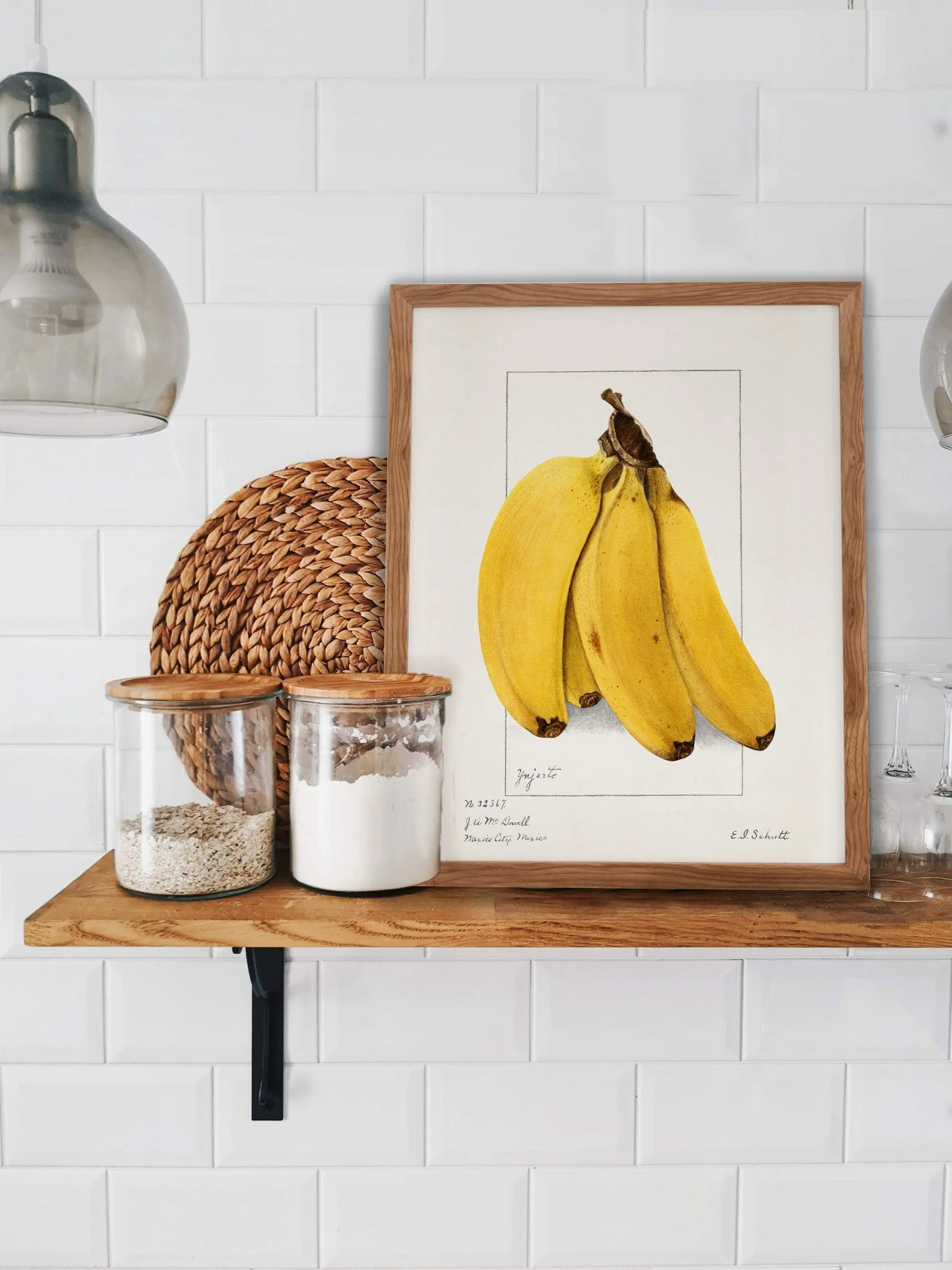 Banana Vintage Botanical Wall Art