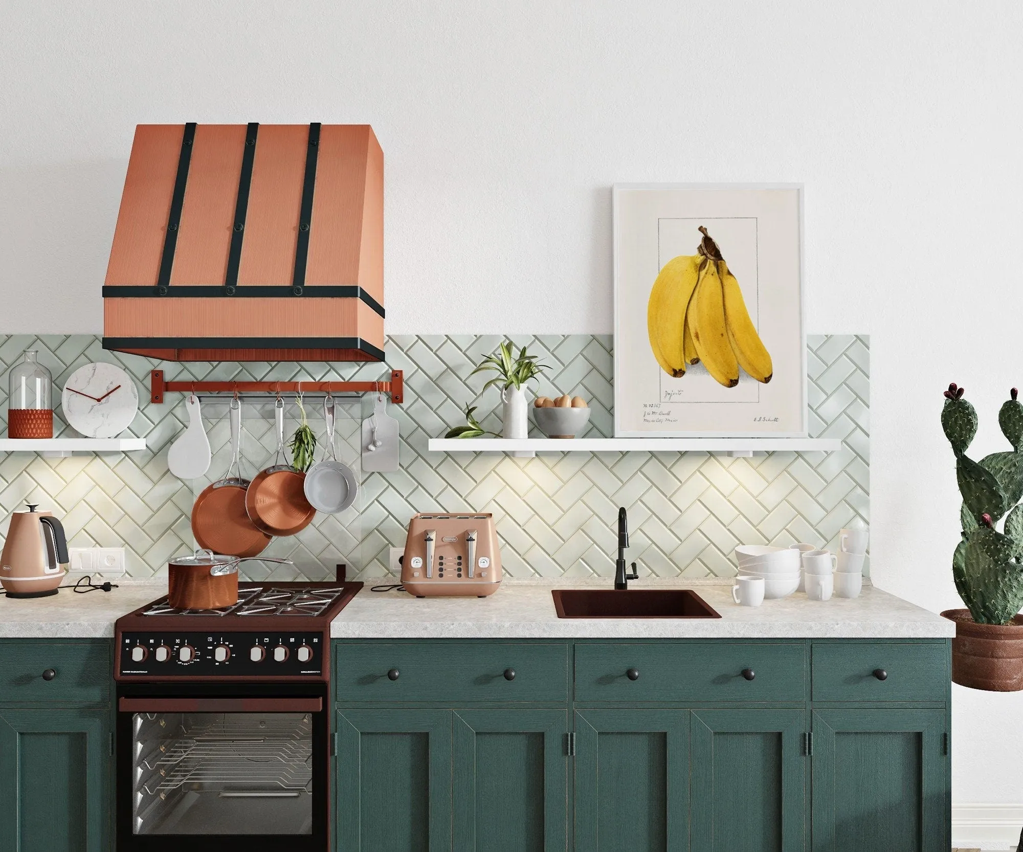 Banana Vintage Botanical Wall Art