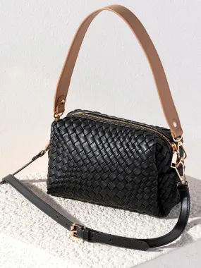 Blythe Boxy Crossbody Bag - Black