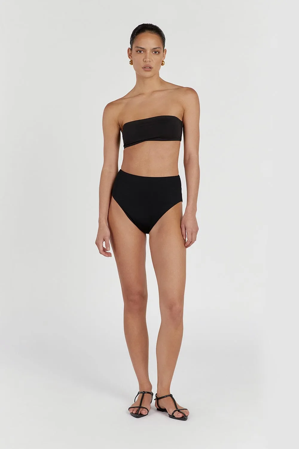CALLIE BLACK HIGH WAISTED BRIEF