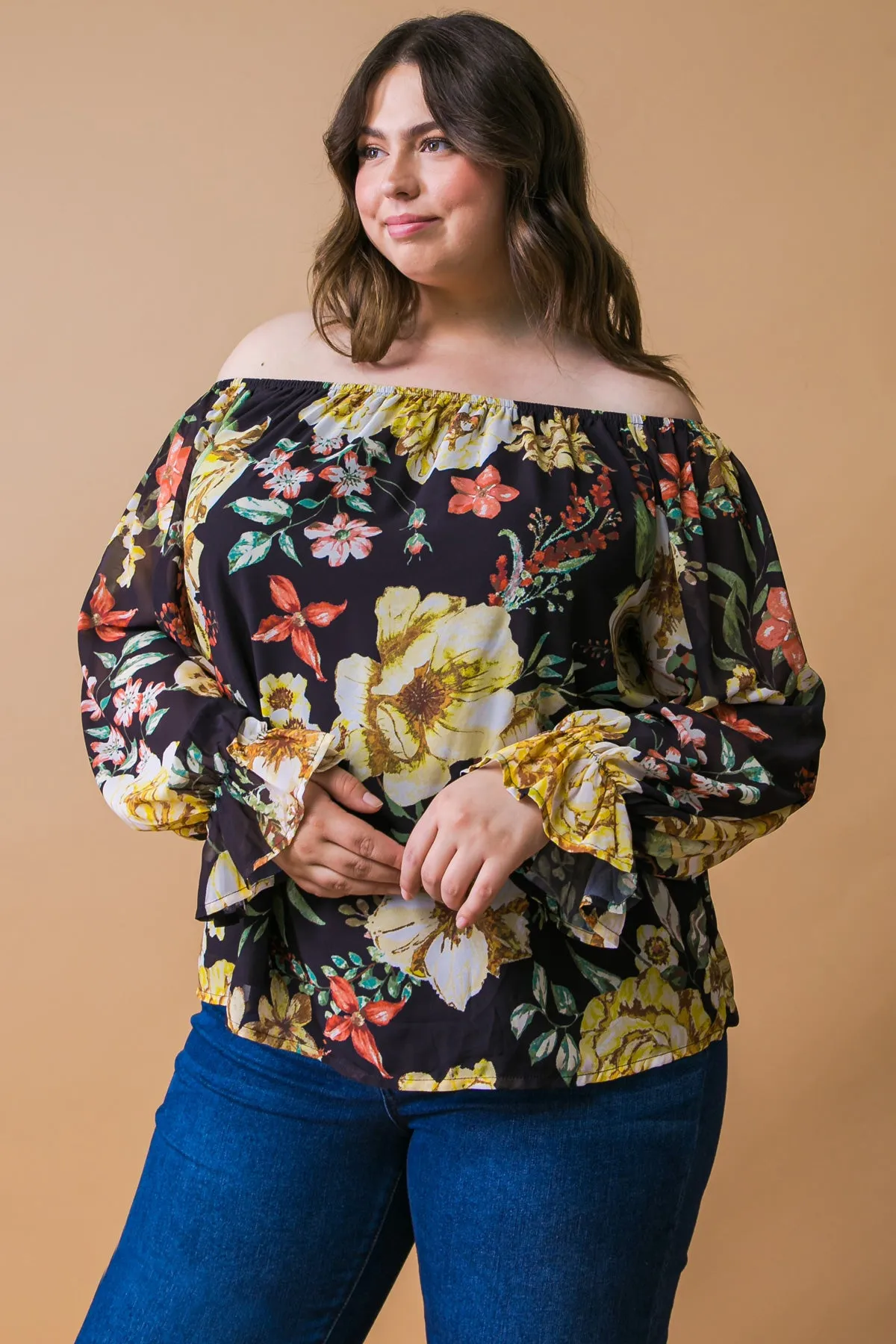 CAN'T ESCAPE YOU FLORAL TOP