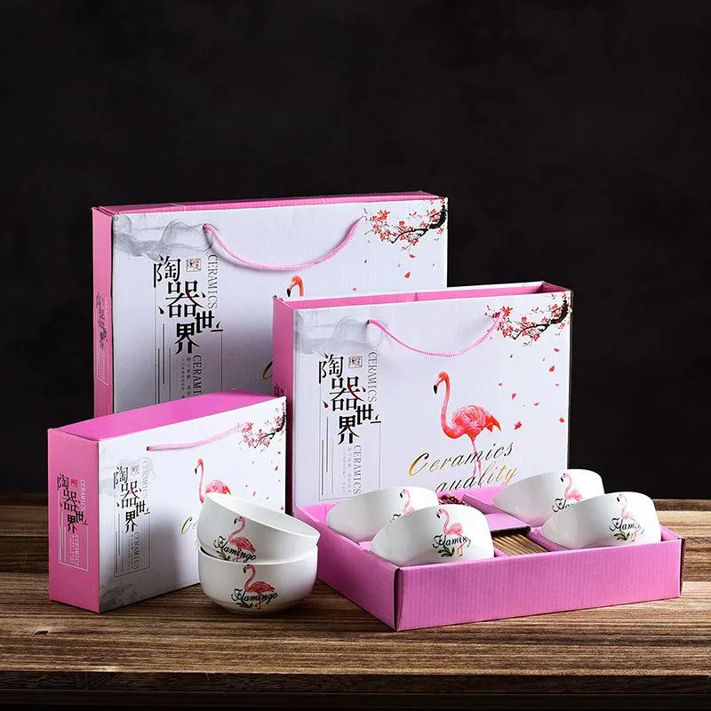 Cartoon Dinnerware Wedding Gift Bowl