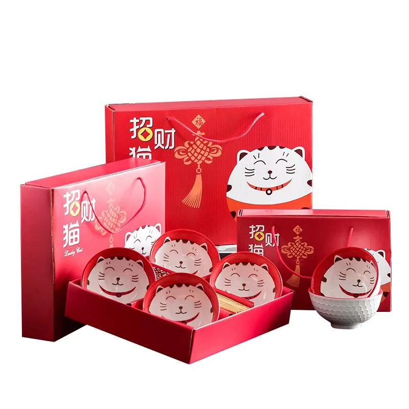 Cartoon Dinnerware Wedding Gift Bowl