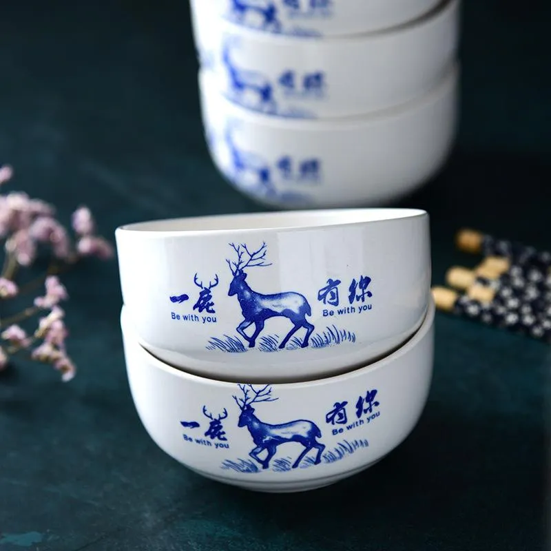 Cartoon Dinnerware Wedding Gift Bowl