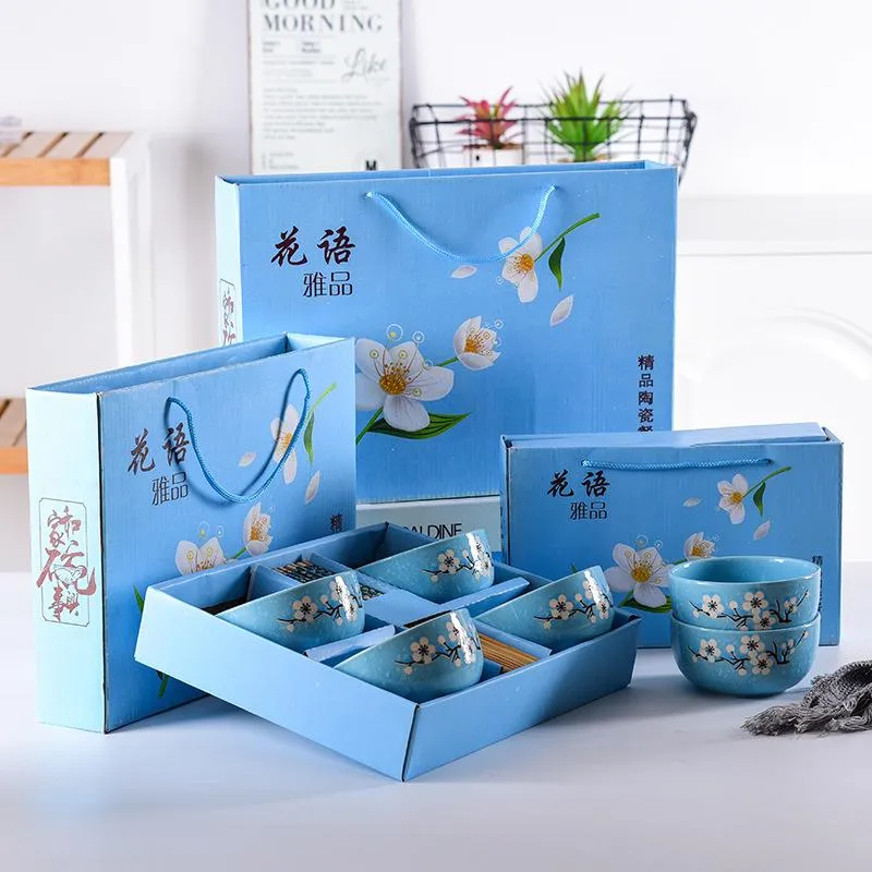 Cartoon Dinnerware Wedding Gift Bowl