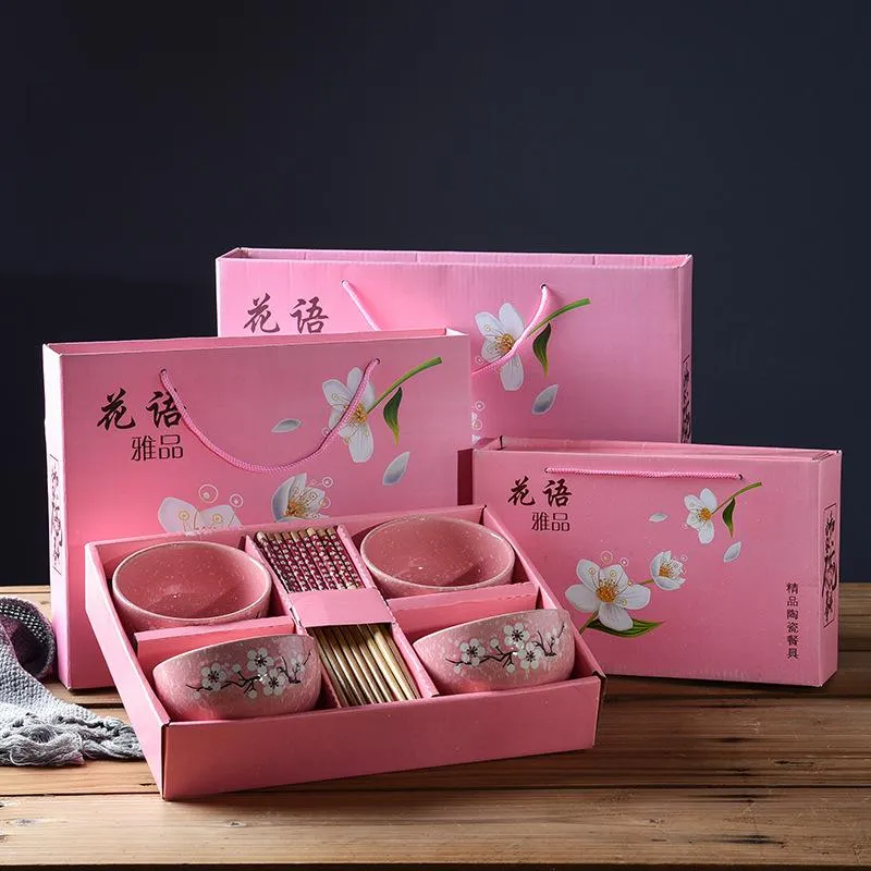 Cartoon Dinnerware Wedding Gift Bowl