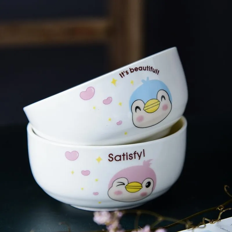 Cartoon Dinnerware Wedding Gift Bowl