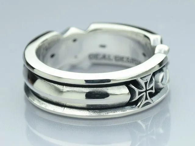 Celtic Chain Cross Ring