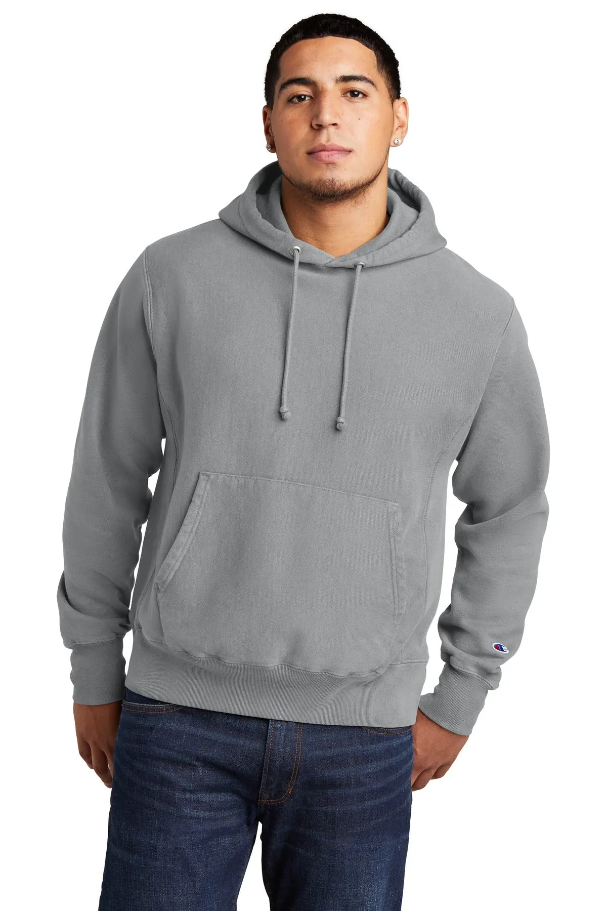 Champion Reverse Weave Garment-Dyed Hooded Sweatshirt