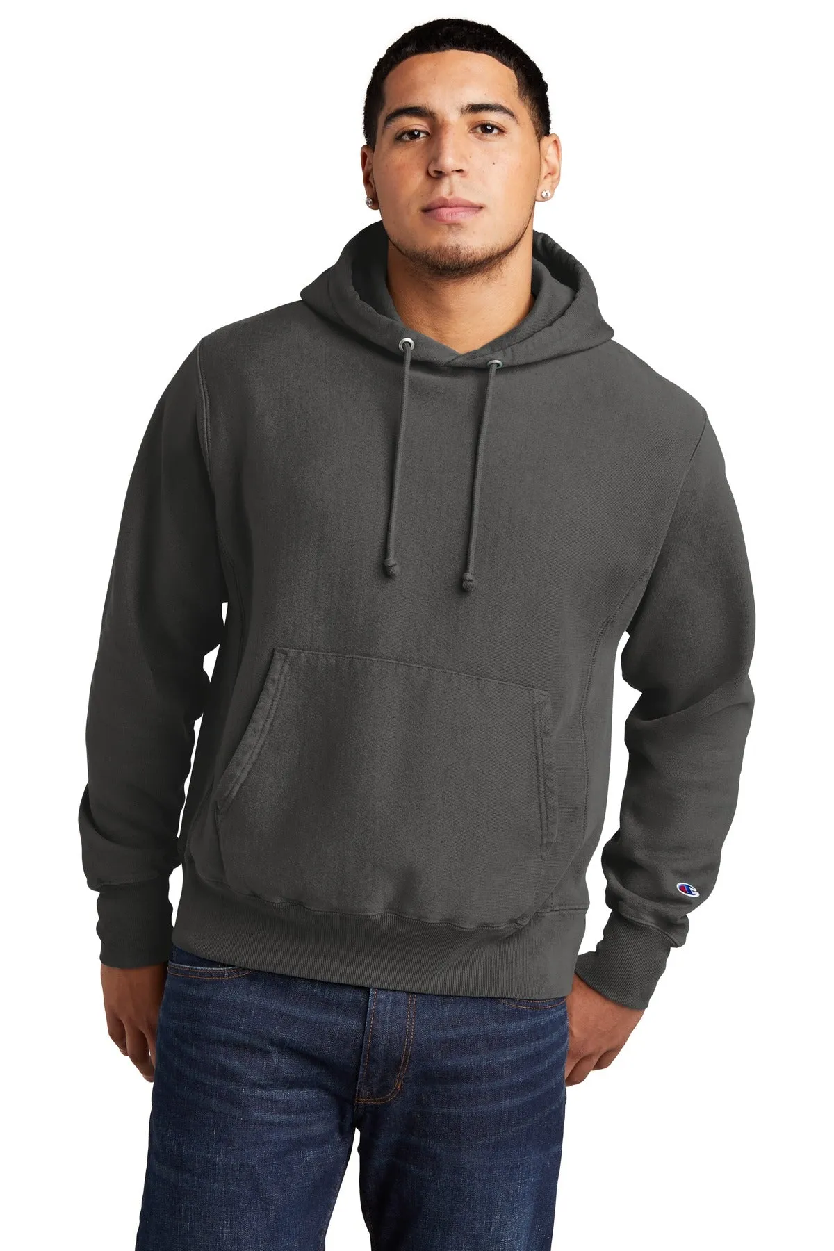 Champion Reverse Weave Garment-Dyed Hooded Sweatshirt