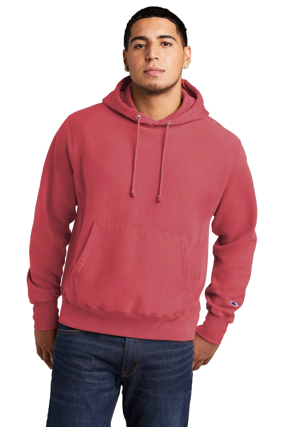 Champion Reverse Weave Garment-Dyed Hooded Sweatshirt