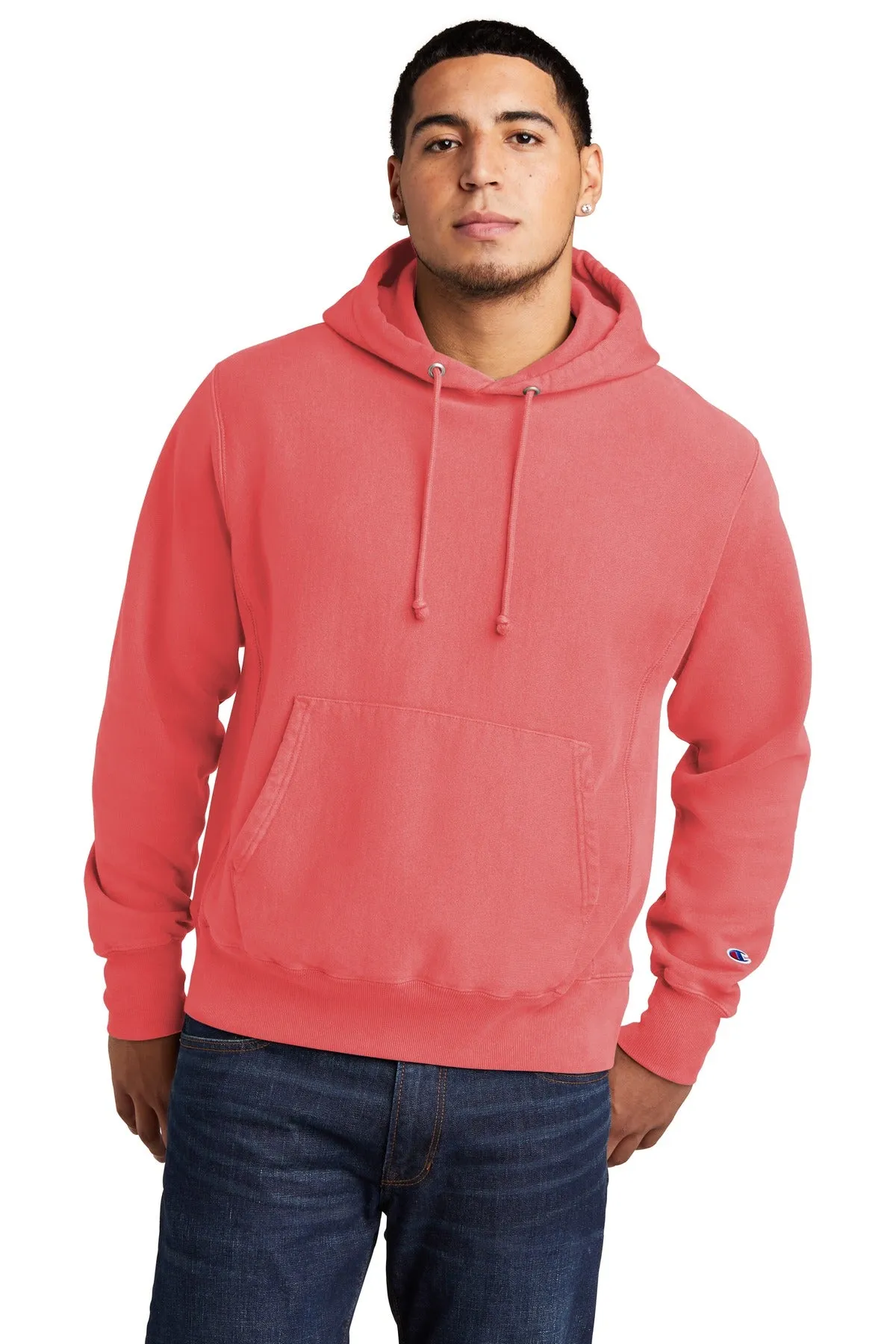 Champion Reverse Weave Garment-Dyed Hooded Sweatshirt