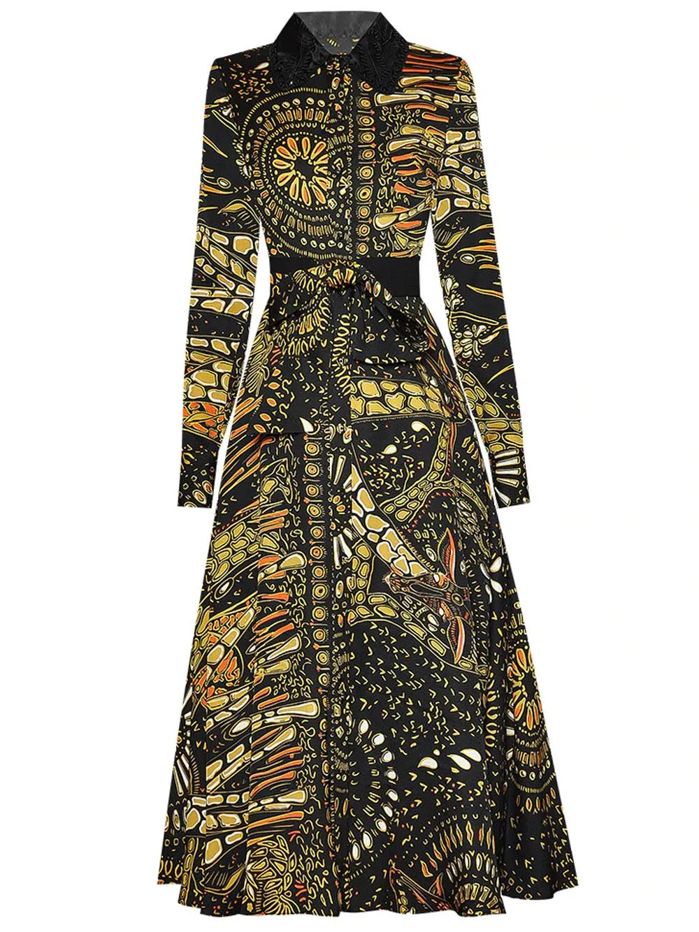 COSSETA Printed Maxi Dress