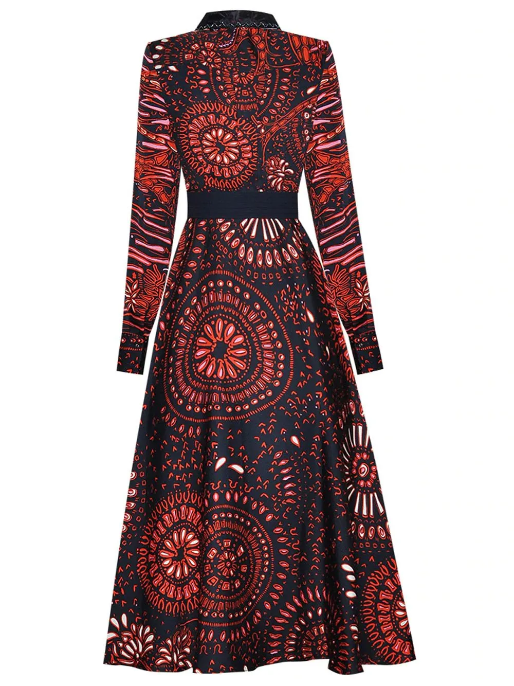 COSSETA Printed Maxi Dress