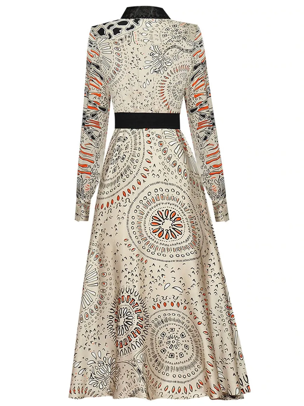 COSSETA Printed Maxi Dress