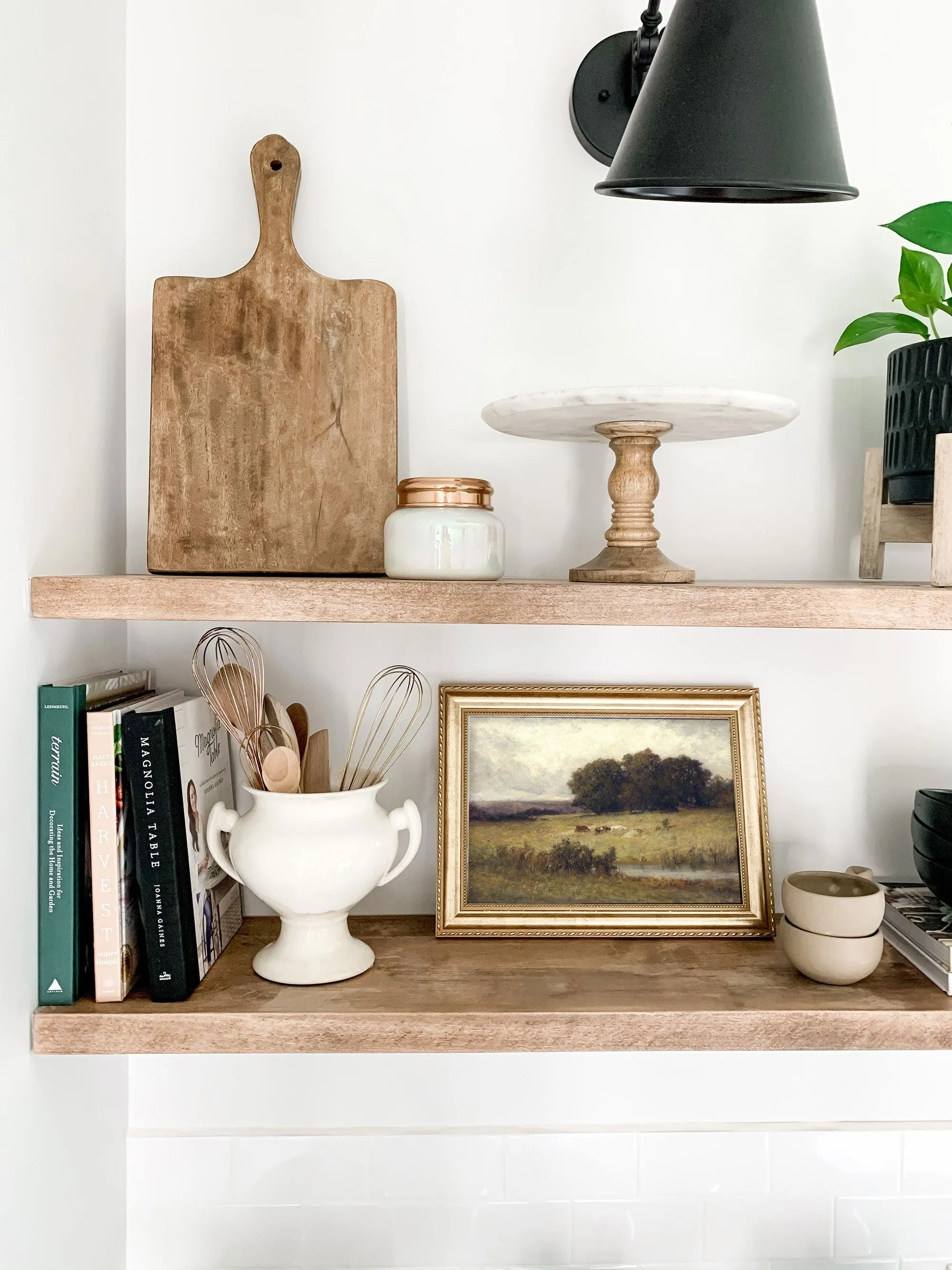 Cows in Field Vintage Wall Art