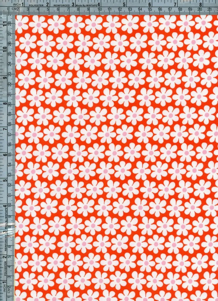 DITSY DAISY PRINTED ON DBP | DTY BRUSHED [NFF220324B-009]