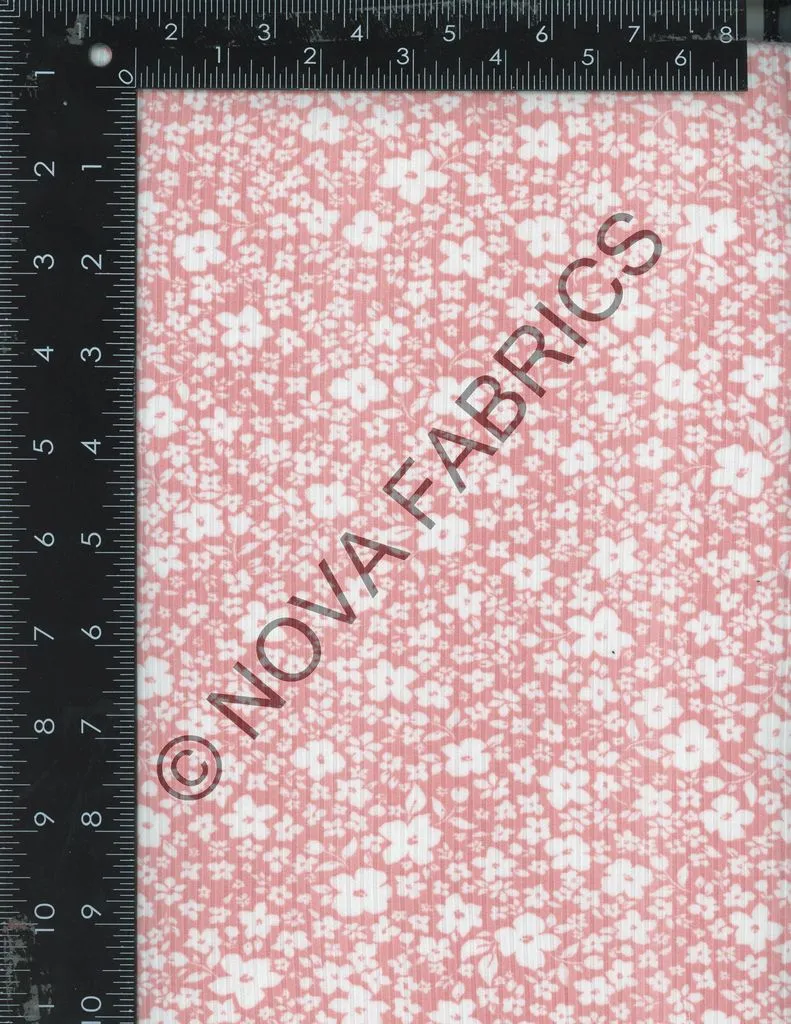 DITSY FLORAL ON SOFT POLYESTER SPANDEX 4X2 RIB NFF210122-026