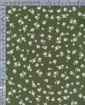 DITSY FLORAL PRINTED ON POLYESTER SPANDEX 4X2 RIB [NFF211218B-026]