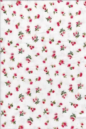 DITSY FLORAL PRINTED ON SOFT POLYESTER SPANDEX 4X2 RIB NFF181209-026