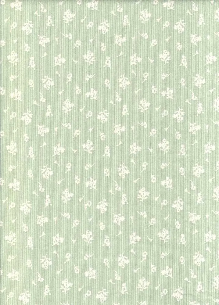 DITSY FLORAL PRINTED ON SOFT POLYESTER SPANDEX 4X2 RIB NFF190918-026