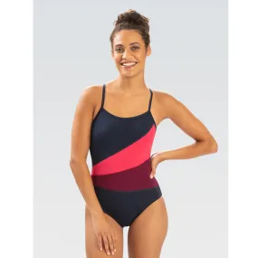 Dolfin Moderate Color Block One Piece Suit