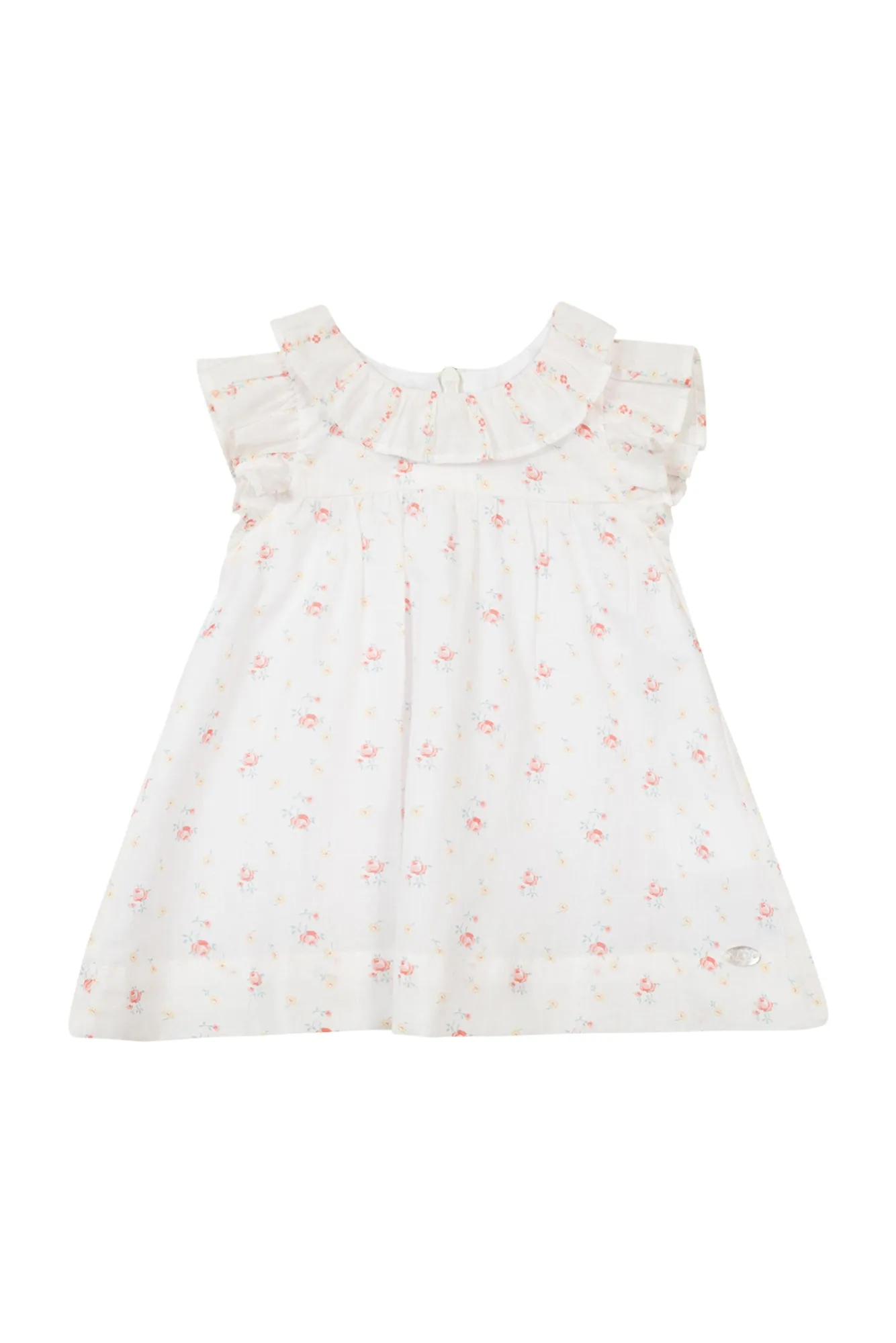Dress - White Print Floral