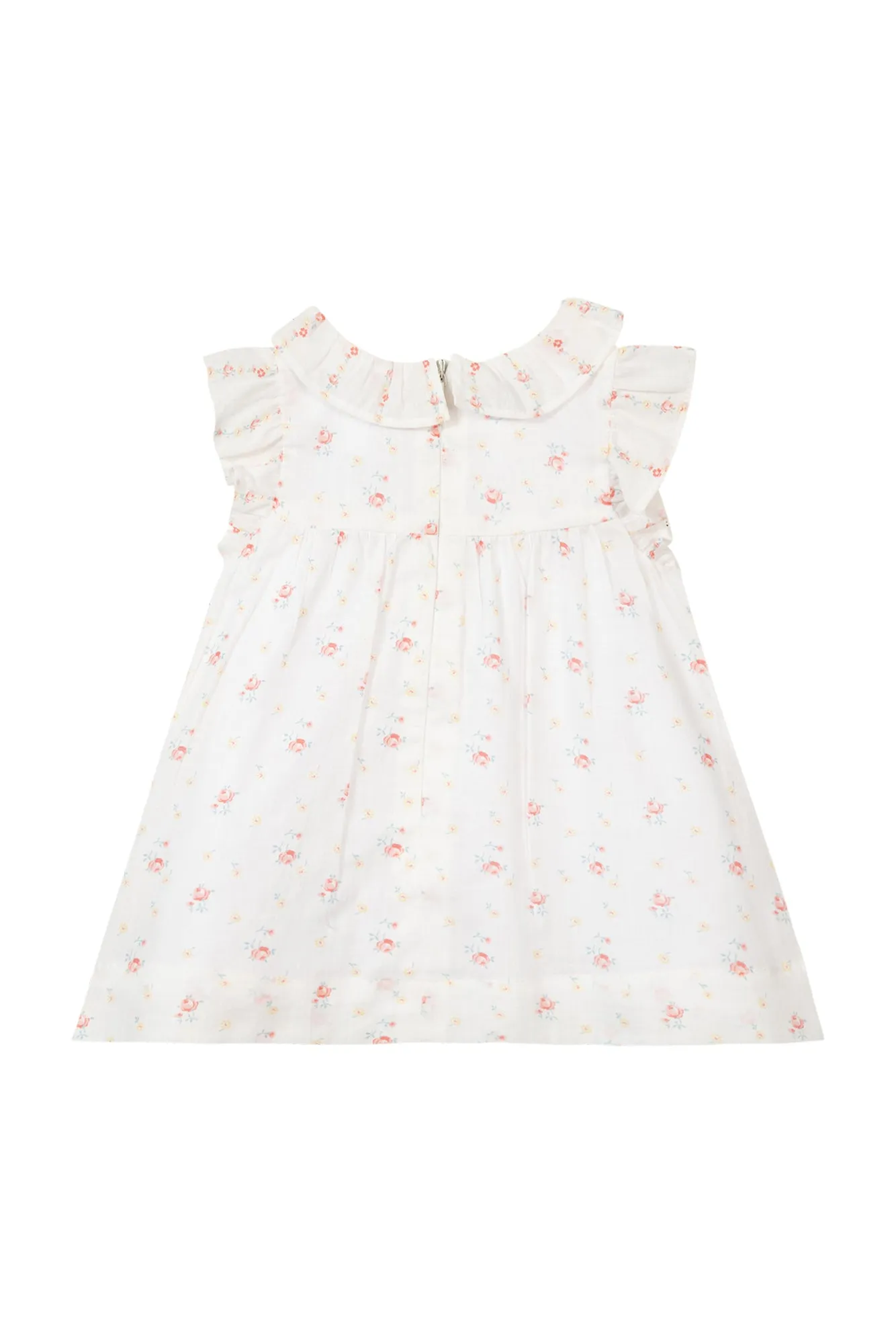 Dress - White Print Floral