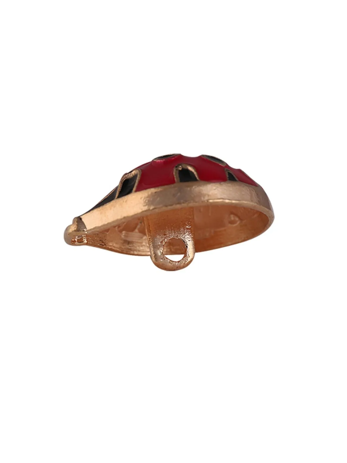 Fancy Parachute Golden Tone with Enamel Colour Metal Button