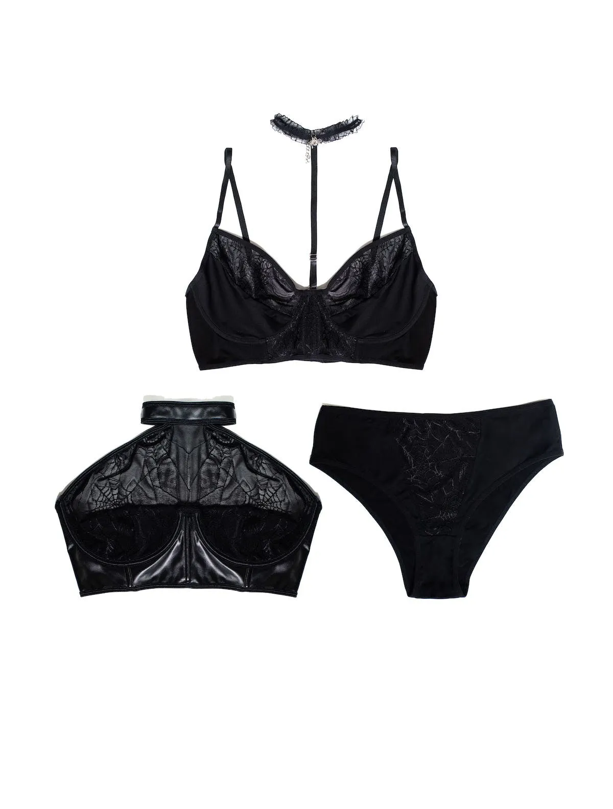 Fantasy Goth Cobweb Set (3-Piece)