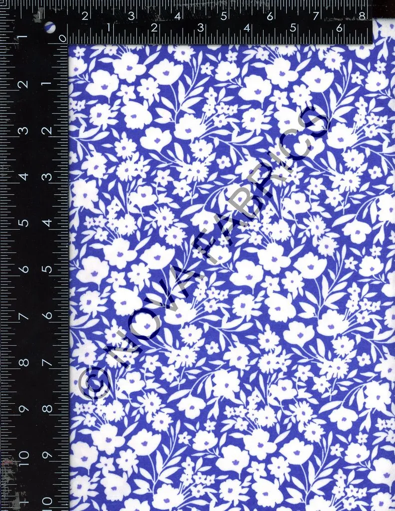 FLORAL DITSY ON DBP / DTY BRUSHED [NFF230204B-009]