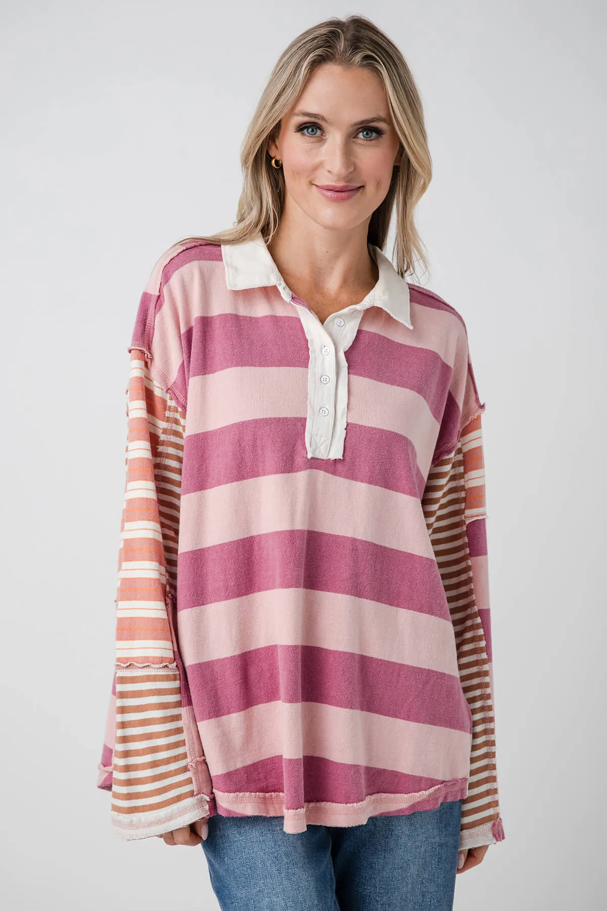 Free People Aster Stripe Tee