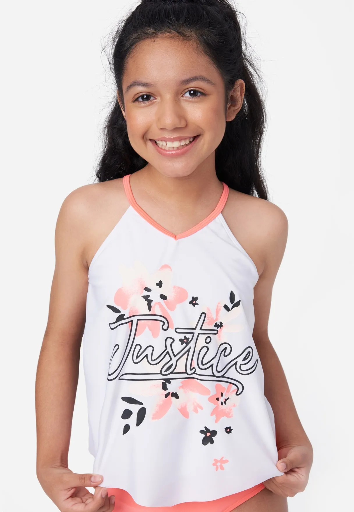 Graphic Tankini Swim Set