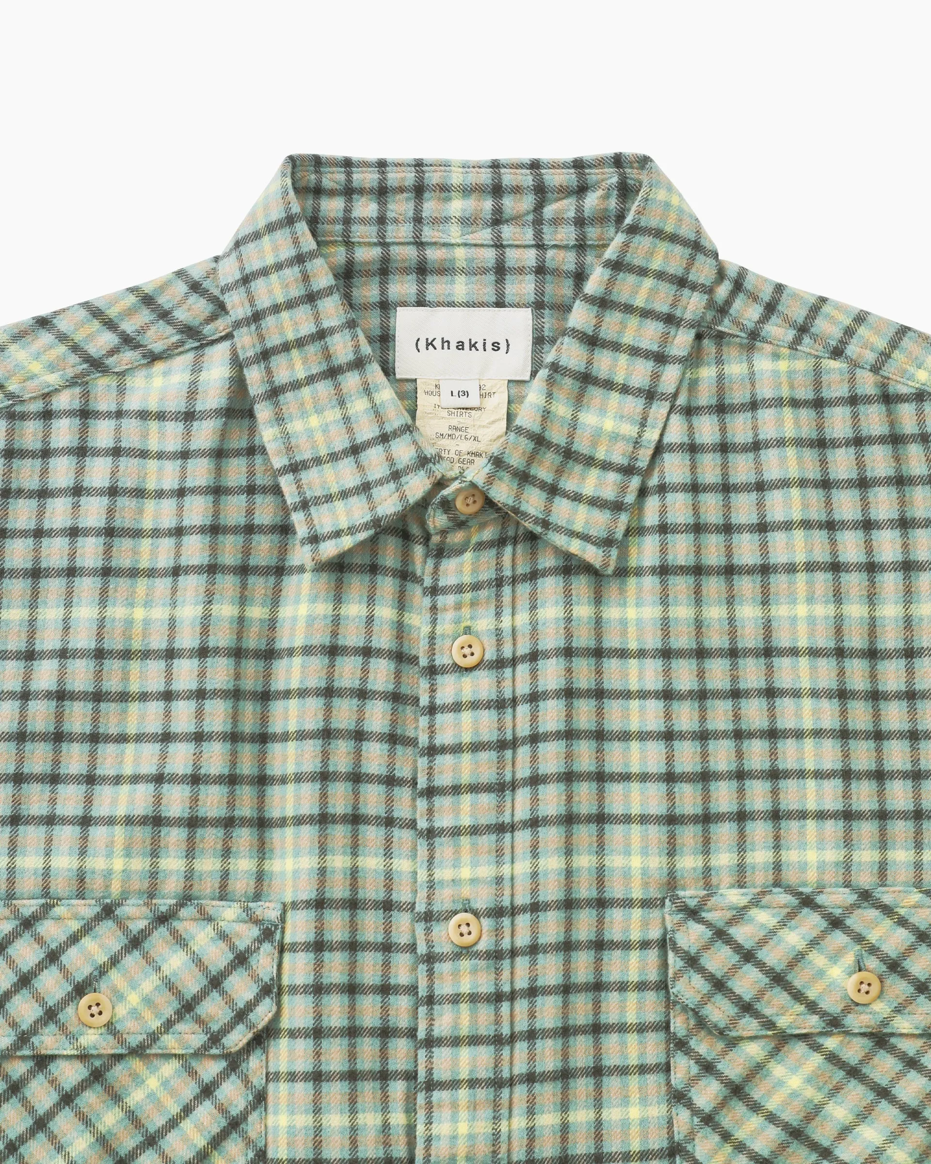 House Check Shirt Green