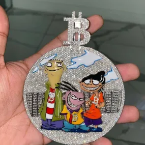 Iced out Cartoon Pendant