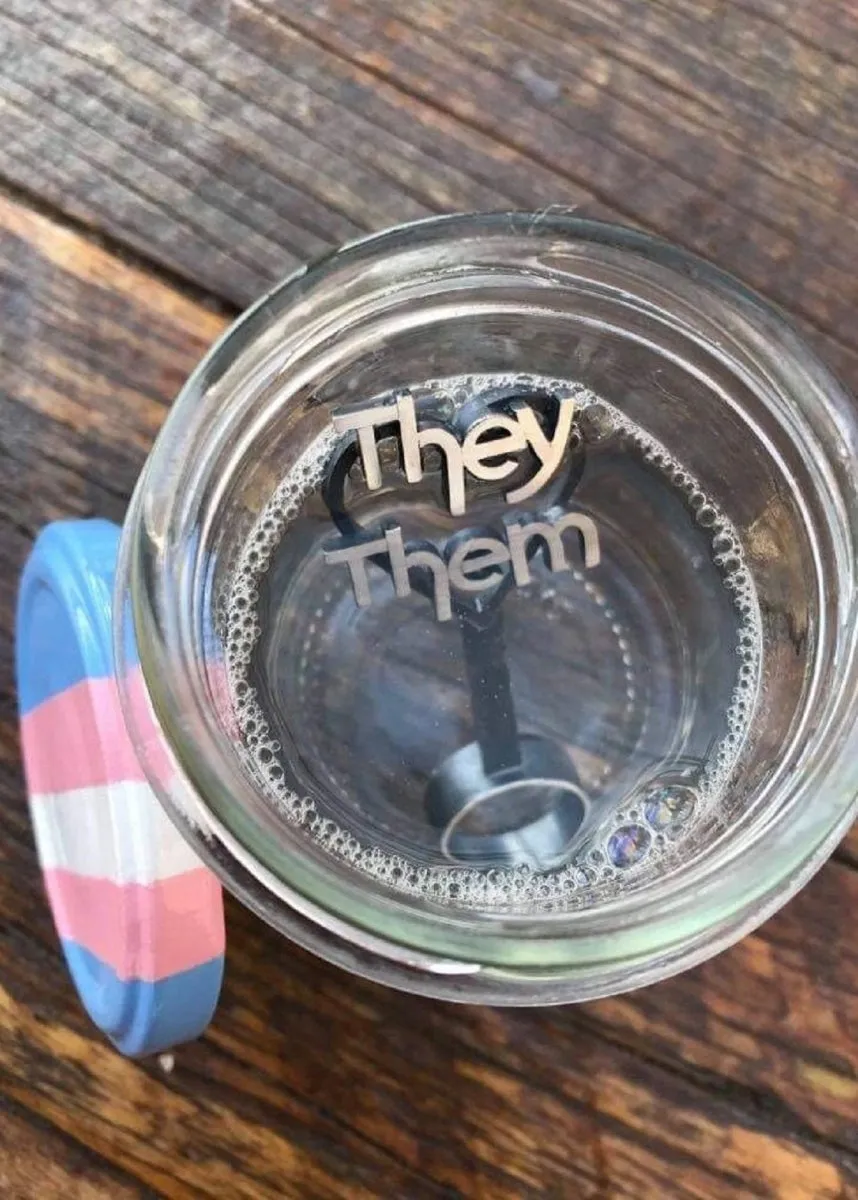 Katie Poliquin - They/Them Bubble-Wand Ring