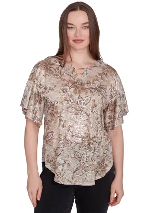 Keep It Natural Gold Foil Tee