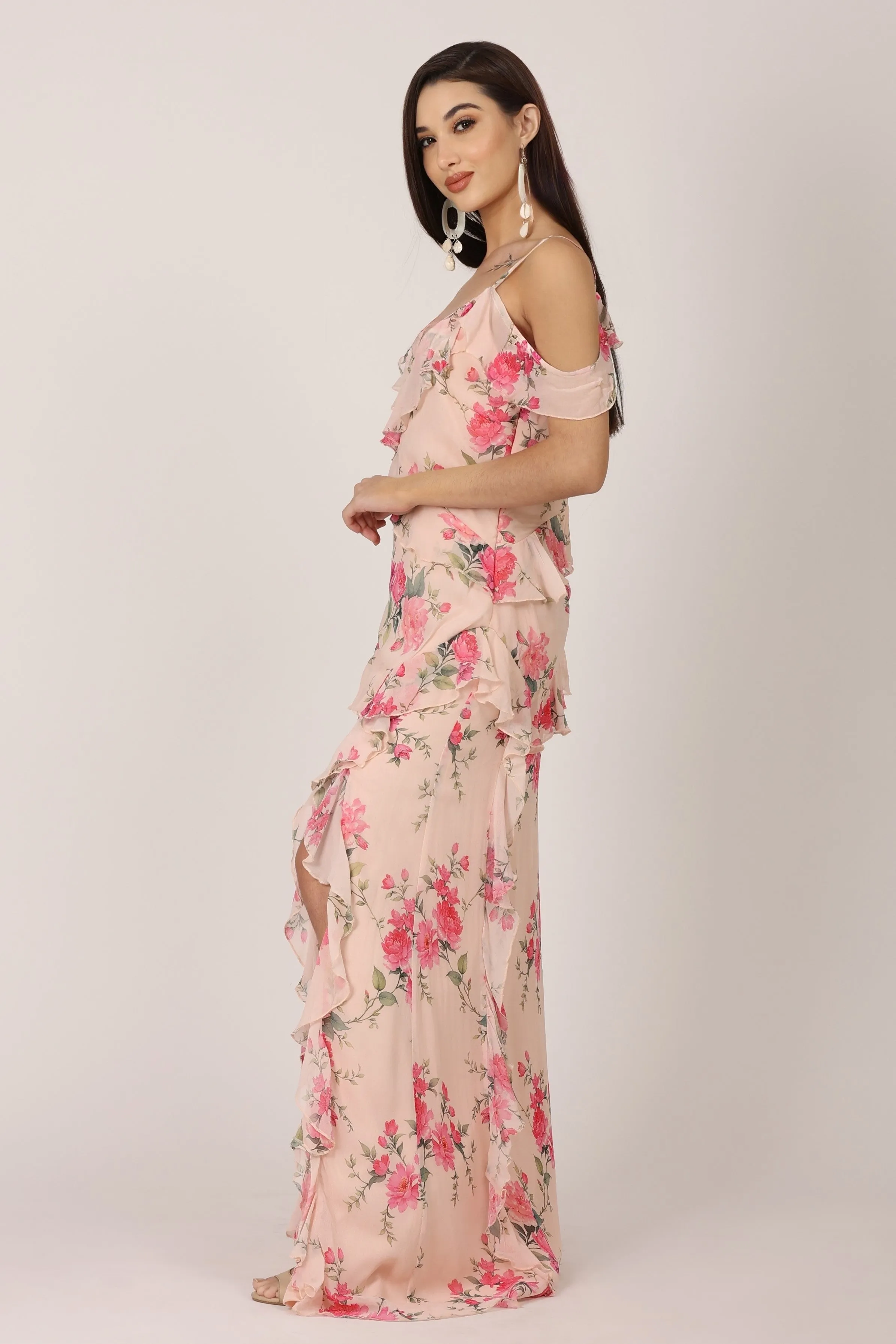 Leighton Maxi Dress in Floral Print
