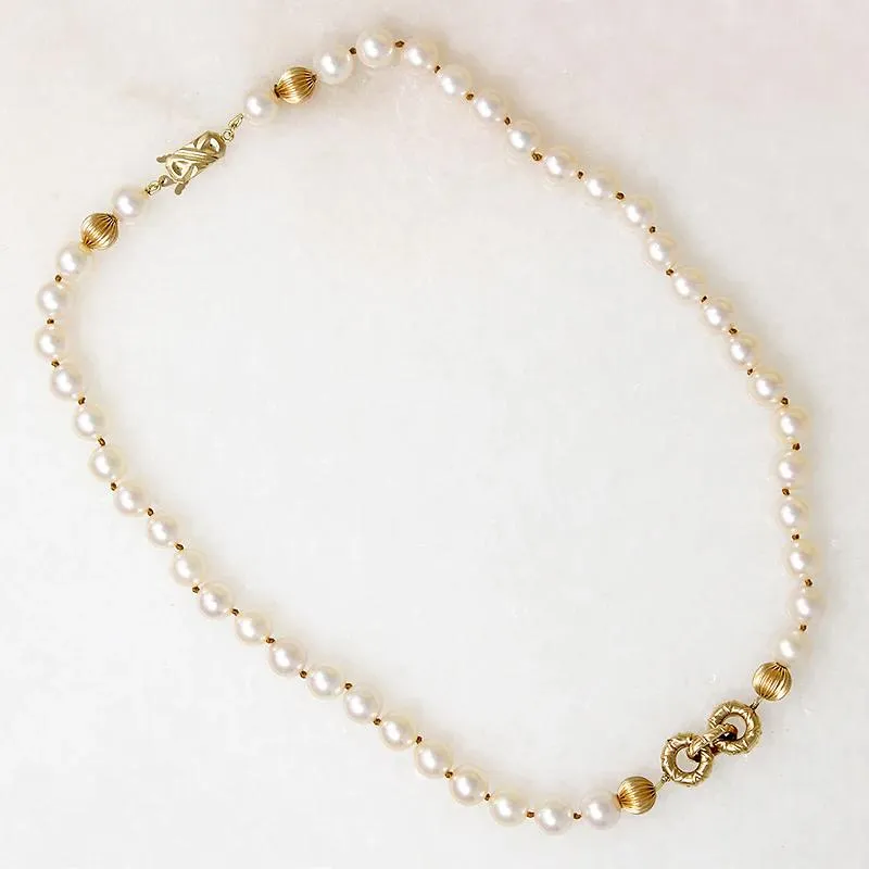 Luminous Pearls with Luxe Gold Accents by Ancient Influences