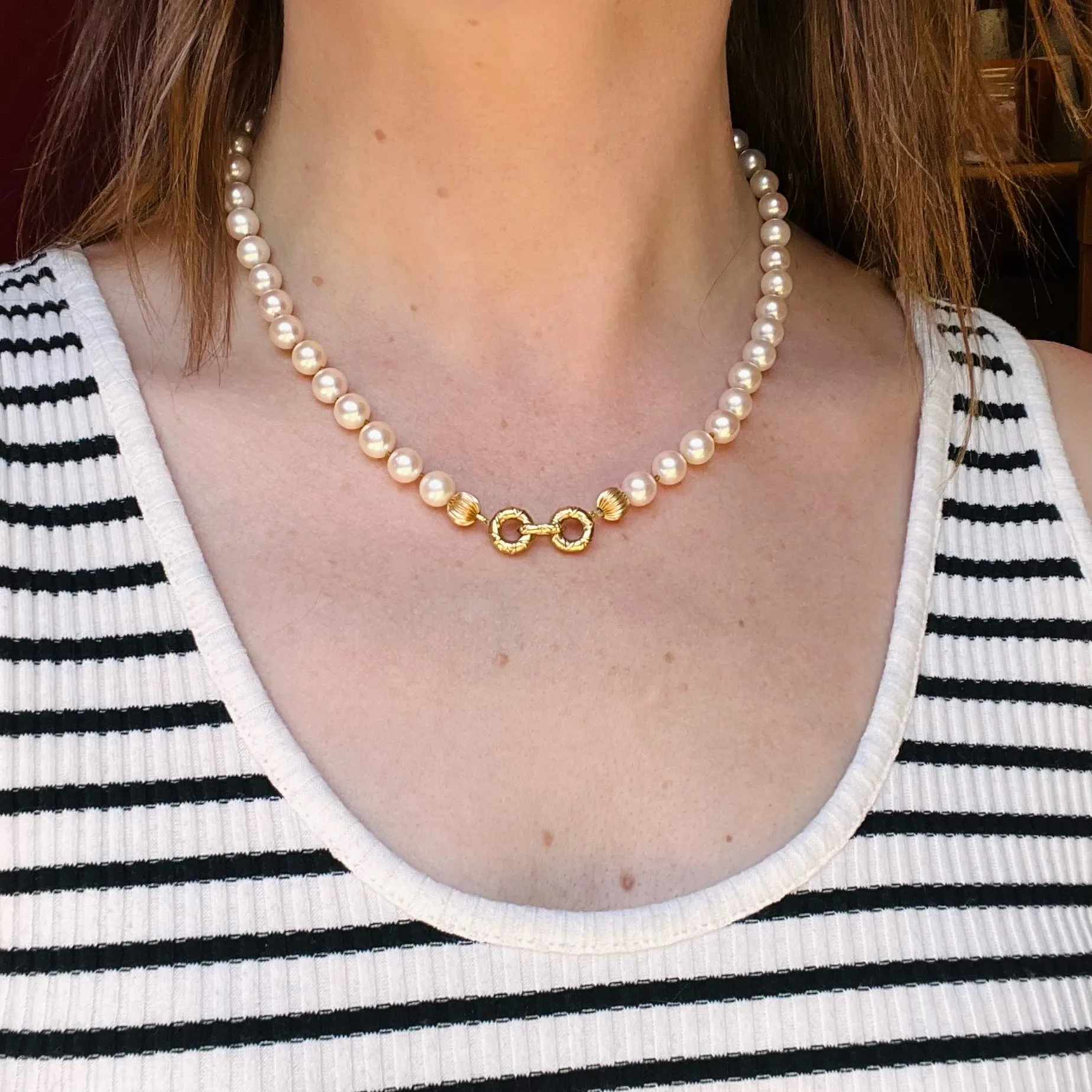 Luminous Pearls with Luxe Gold Accents by Ancient Influences